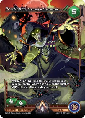 Pestilence, Contagion Commander