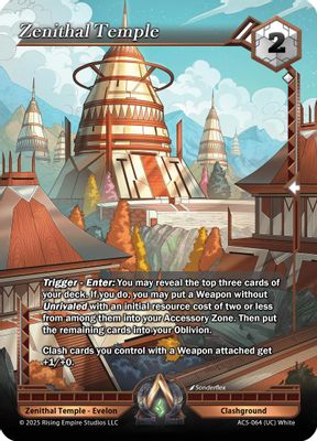 Zenithal Temple