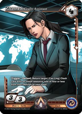 Zhao Li, Crafty Assistant