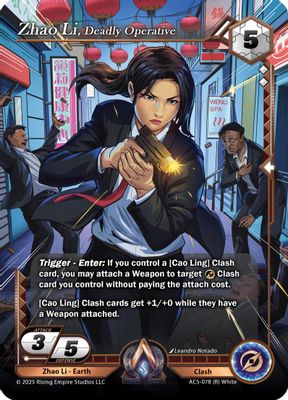 Zhao Li, Deadly Operative