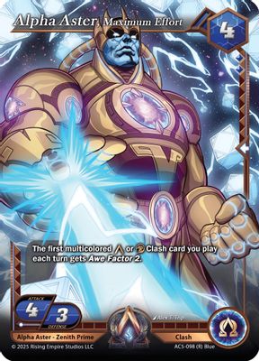 Alpha Aster, Maximum Effort