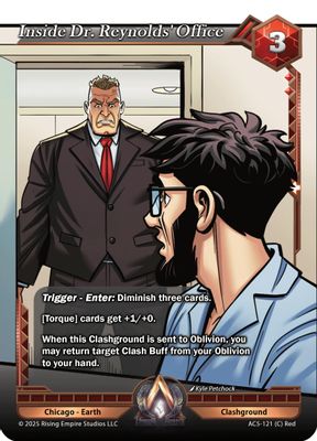 Inside Dr. Reynolds' Office