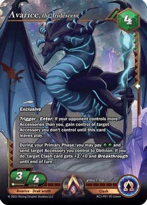 Avarice, the Iridescent