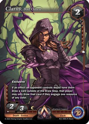 Clarity, Bad Omen (Team Covenant Promo)