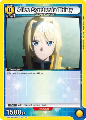 Alice Synthesis Thirty (010) (Box Topper Foil)