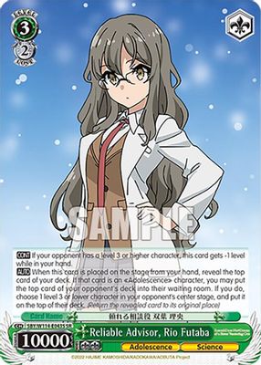 Reliable Advisor, Rio Futaba (SR)