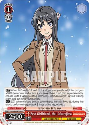 Best Girlfriend, Mai Sakurajima