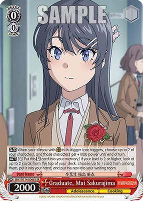 Graduate, Mai Sakurajima (SR)