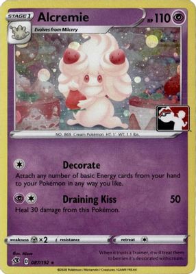 Alcremie - 087/192 (League Promo)