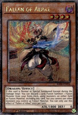 Fallen of Albaz (New Art) (Quarter Century Secret Rare)