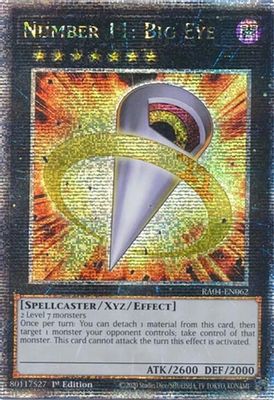 Number 11: Big Eye (Quarter Century Secret Rare)