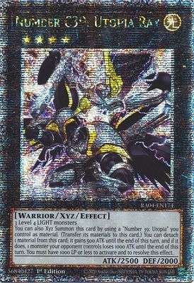 Number C39: Utopia Ray (Quarter Century Secret Rare)