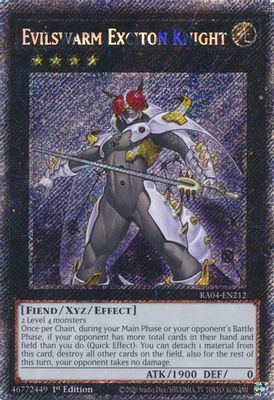 Evilswarm Exciton Knight (Platinum Secret Rare)