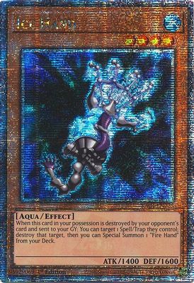 Ice Hand (Quarter Century Secret Rare)