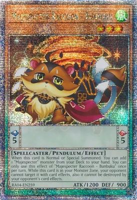 Majespecter Raccoon - Bunbuku (Quarter Century Secret Rare)