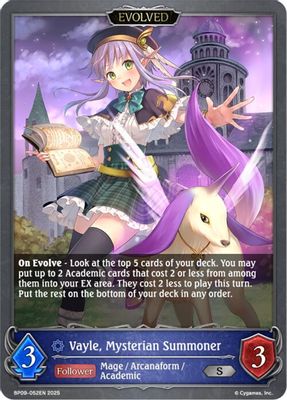 Vayle, Mysterian Summoner (Evolved)