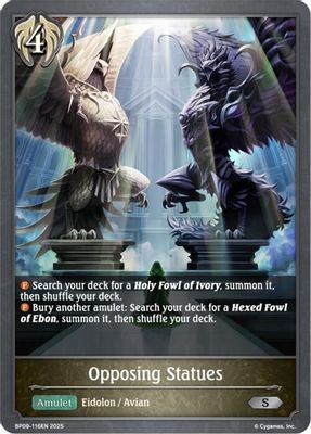 Opposing Statues