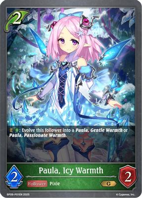 Paula, Icy Warmth - P01EN (Foil)