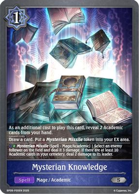 Mysterian Knowledge - P20EN (Foil)