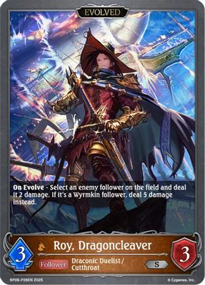 Roy, Dragoncleaver (Evolved) - P26EN (Foil)