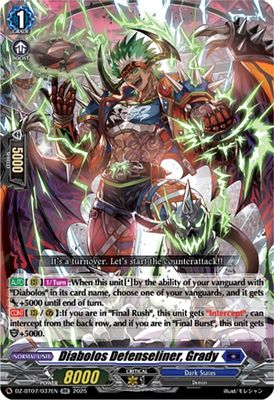 Diabolos Defenseliner, Grady