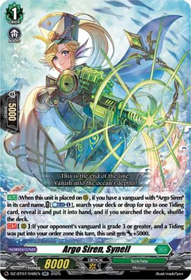 Argo Siren, Synell