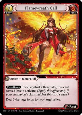Flamewreath Call