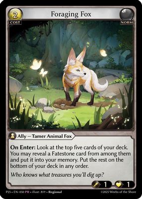 Foraging Fox