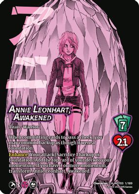 Annie Leonhart, Awakened // Female Titan