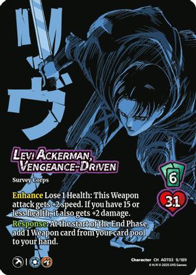 Levi Ackerman, Vengeance-Driven