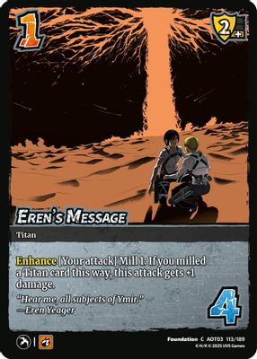 Eren's Message
