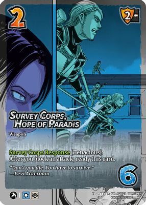 Survey Corps, Hope of Paradis