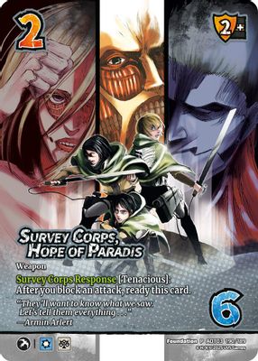 Survey Corps, Hope of Paradis (Promo)