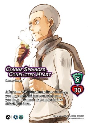 Connie Springer, Conflicted Heart (Alternate Art)