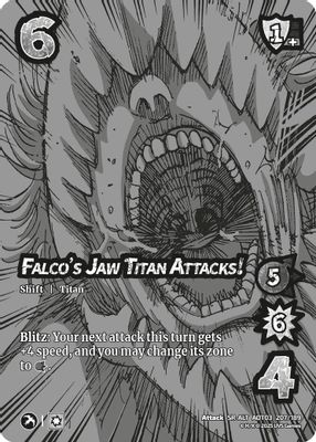 Falco's Jaw Titan Attacks! // Falco's Jaw Titan (Alternate Art)