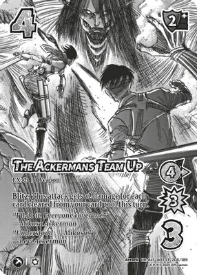 The Ackermans Team Up (Alternate Art)