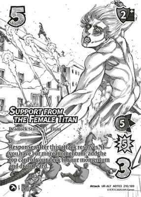 Support from the Female Titan (Alternate Art)