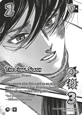 The Final Slash (Alternate Art)