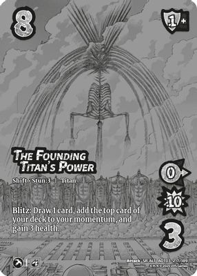 The Founding Titan's Power // Ymir Fritz (Alternate Art)