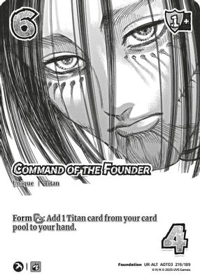 Command of the Founder (Alternate Art)