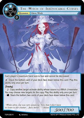The Witch of Irrevocable Curses