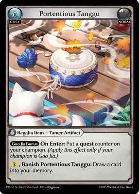 Portentous Tanggu