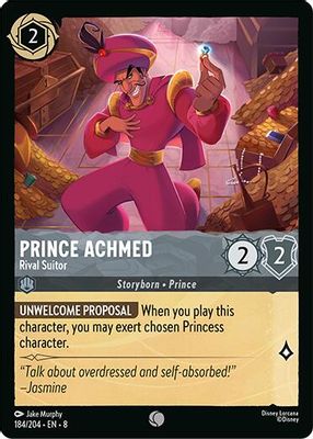 Prince Achmed - Rival Suitor