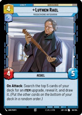 Luthen Rael - Masquerading Antiquarian
