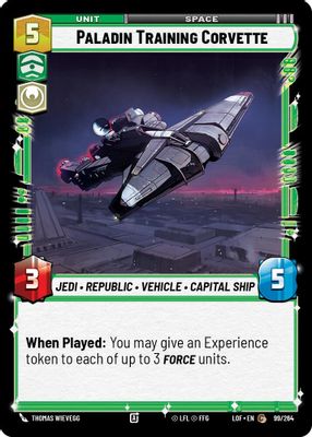 Paladin Training Corvette