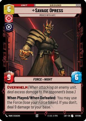 Savage Opress - Imbued With Hate