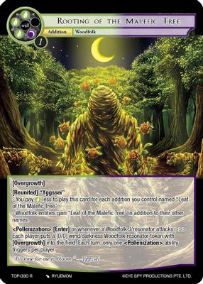 Rooting of the Malefic Tree