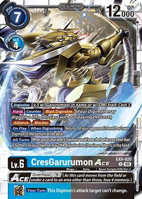 CresGarurumon ACE