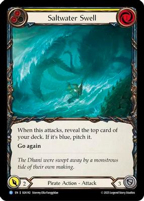Saltwater Swell (Yellow)