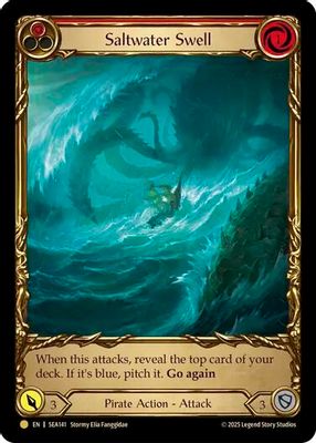 Saltwater Swell (Red) (Treasure)
